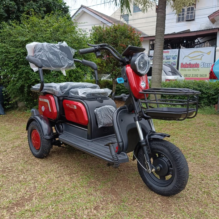 [Baru] Sepeda Listrik Roda Tiga - Xuanchu - Awet/Termurah Bisa Gojek