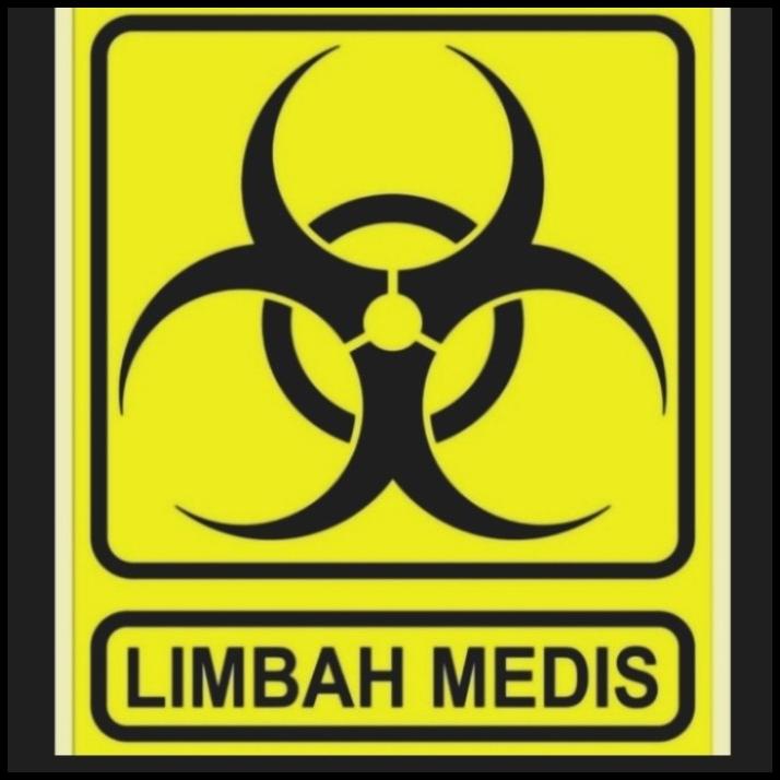

GRATIS ONGKIR SIGN STIKER LIMBAH MEDIS BAHAN VYNILL, UK 20X30CM !!!!