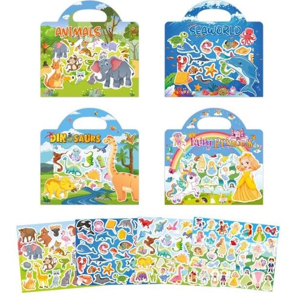 

Terbaru Tweedytoys - Diy Sticker Bag Besar / Reusable Stiker / Sticker Lucu Stok Terbatas