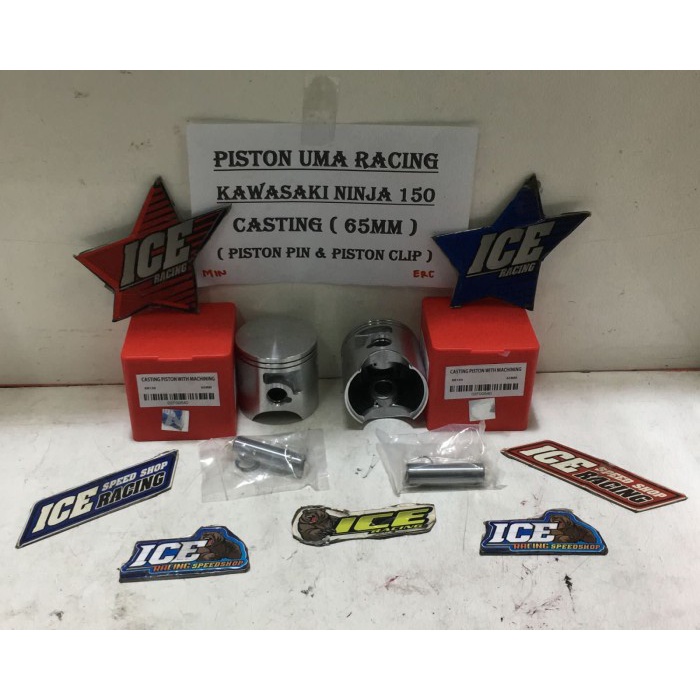✨Termurah Piston/Seher Uma-Racing Casting Kawasaki Ninja-150 Kr 65Mm Terbatas