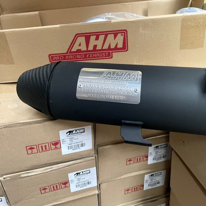 NEW KNALPOT AHM ORIGINAL MODEL TSUKIGI - MIO SPORTY SMILE SOUL FINO KARBU ORIGINAL TERBARU