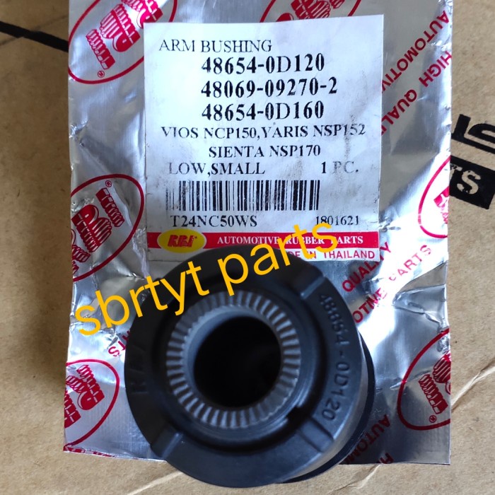 bushing arm all new yaris vios limo sienta kecil rbi terlaris