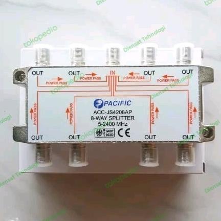 Splitter Spliter 8 way Pacific Satellite