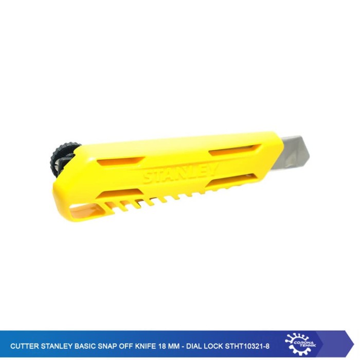 

Cutter Stanley Basic Snap Off Knife 18 mm - Dial Lock STHT10321-8 star