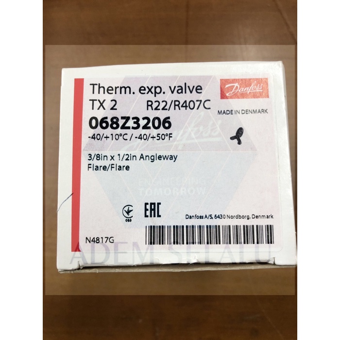 Expansion Valve TX-2 Danfoss best
