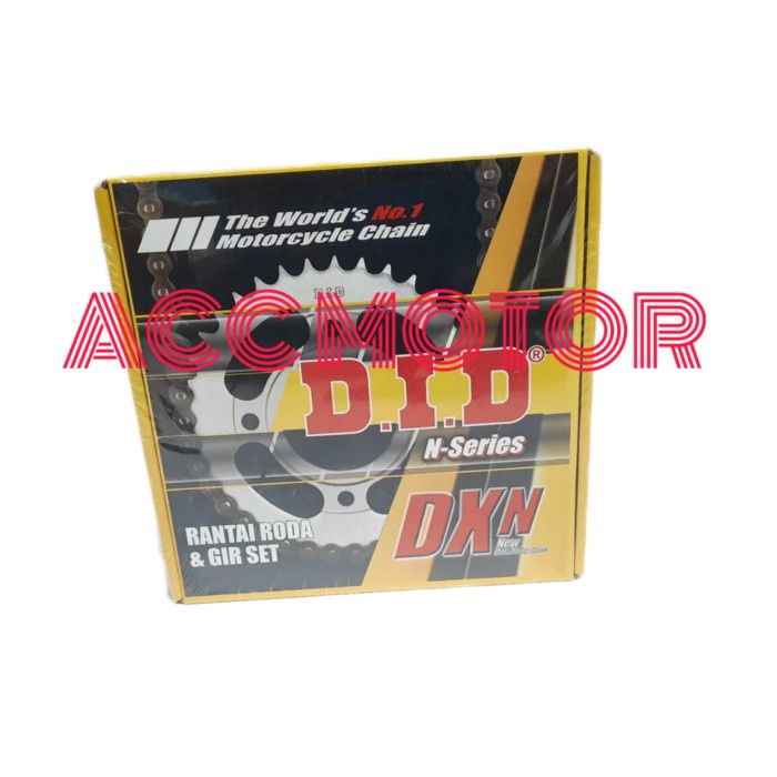 Rantai dan Gir Gear Set Honda Karisma - Supra X 125 - DID 428DXN KPH best