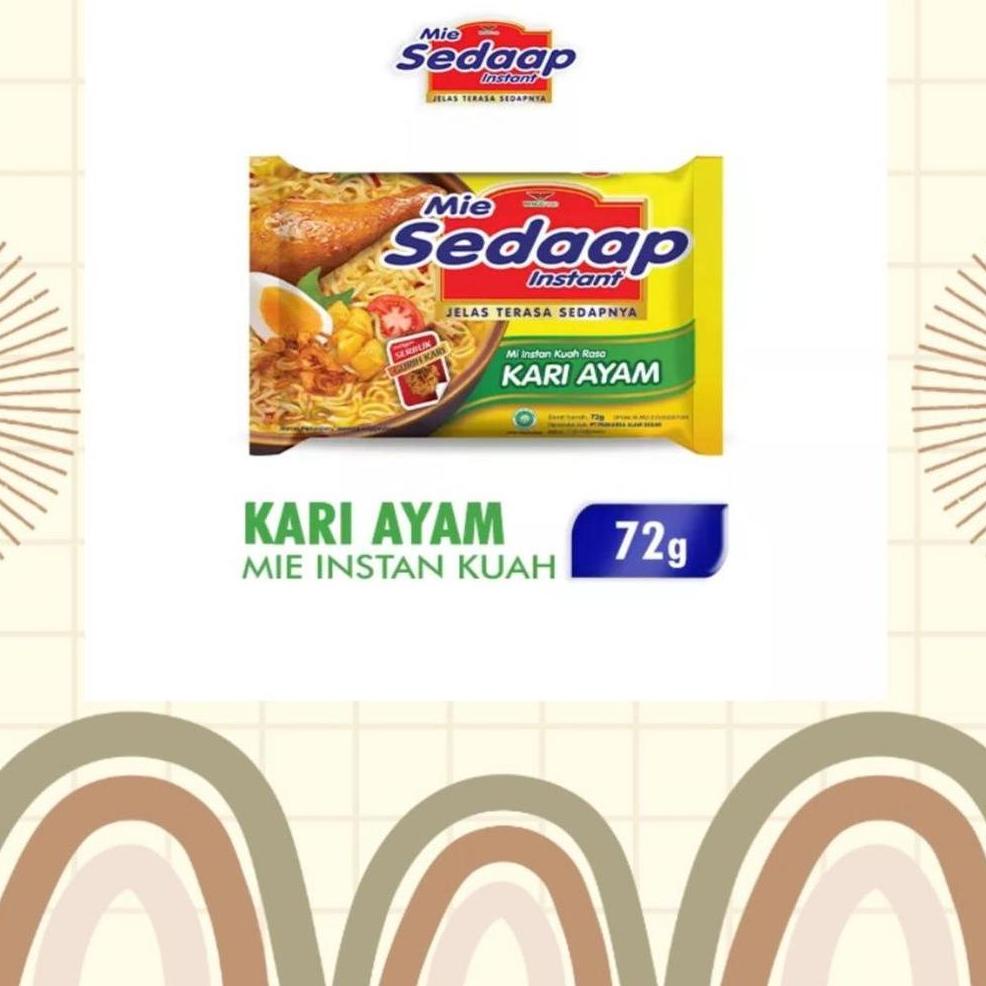 

mie sedap mie instan kuah rasa kari ayam