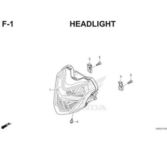 Headlight Assy Supra GTR 150 33100K56N11