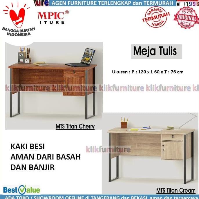 Meja Tulis Meja Kantor Kaki Besi MTS TITAN Olympic