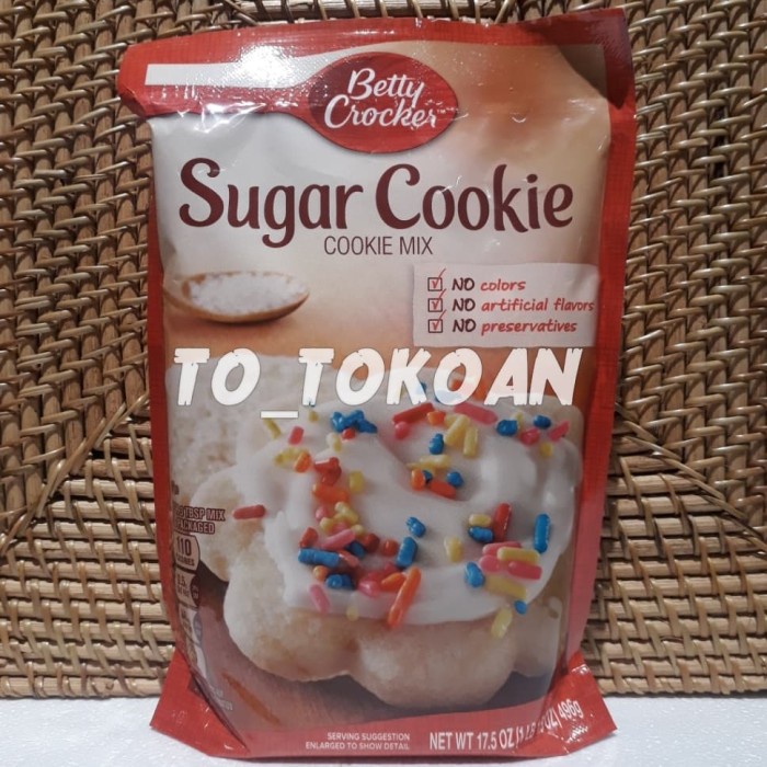 

Disc!! BETTY CROCKER SUGAR COOKIE MIX 496 GR