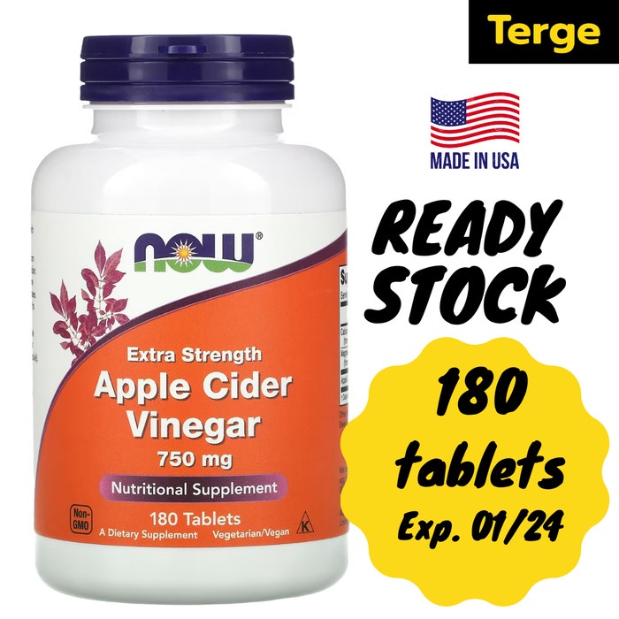 

Terlaris ORI USA Now Apple Cider Vinegar 450 mg Extra Strength 750 mg SALE