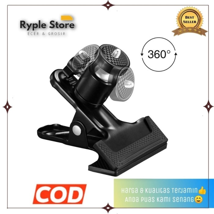 

Terbaru Clamp With 360 Ball Head Desk Clip Camera Background Promo Terlaris