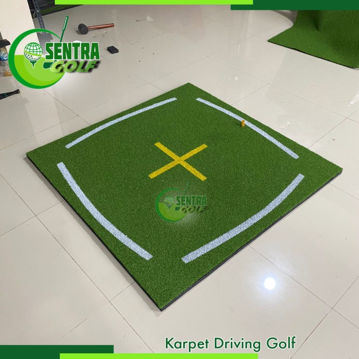 Karpet Driving Golf Garis Bantu - Matras Golf helipad