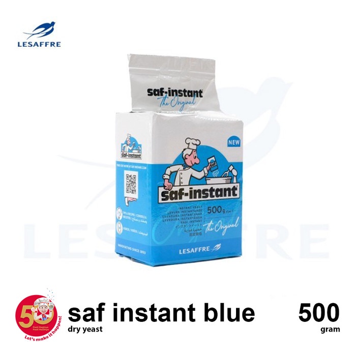 

Promo Saf Instant Blue, Dry Yeast Ragi Kering Instant Per 500 Gr