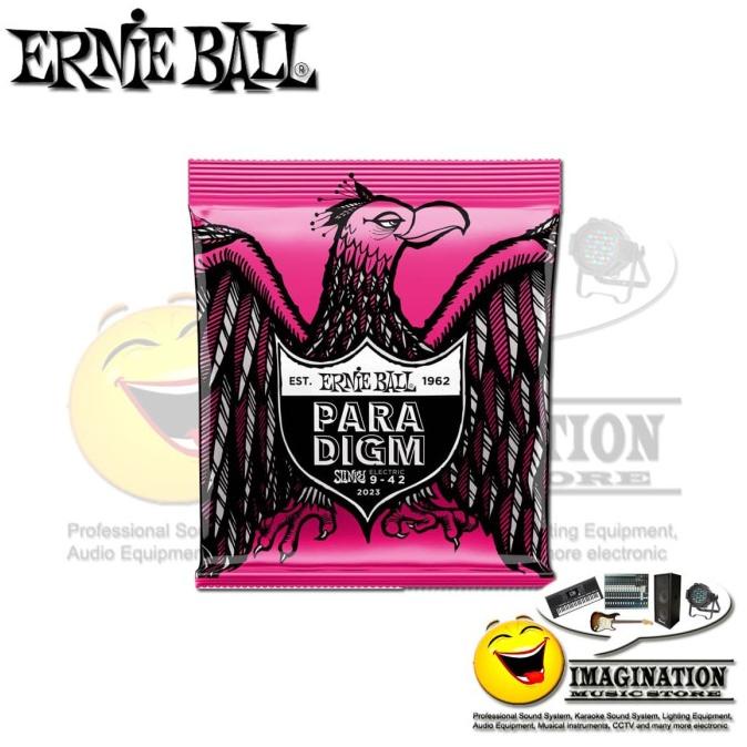 Bagus | Baru Ernie Ball 2023 Super Slinky Paradigm Electric Guitar Strings - 9-42