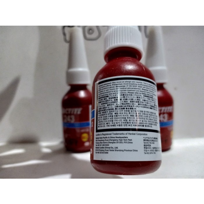 Lem Threadlock Loctite 243 - Threadlock Medium Strenght - Lem Baut