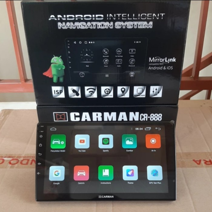 Terbaru Head Unit Android 10 Inch Carman Android Ram 2/32 Gb Android Carman New Original