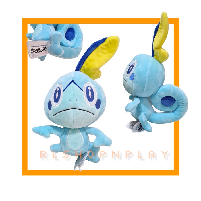 Mainan Boneka Pokemon Pikachu Riolu Scorbunny Greninja Grookey Sobble