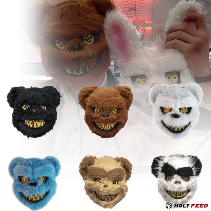 Topeng Kelinci Berdarah Hallowen Rabbit Horror