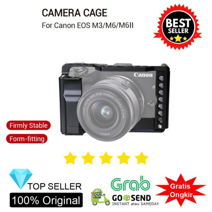Promo Cage Rig 2130 For Canon Eos M3 - M6 & M6Ii Terbaru