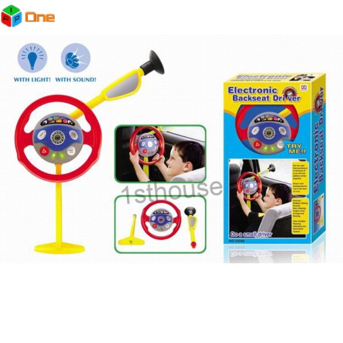 New Mainan Setiran Anak Electronic Backseat Driver Setir Mobil Besar Terbatas