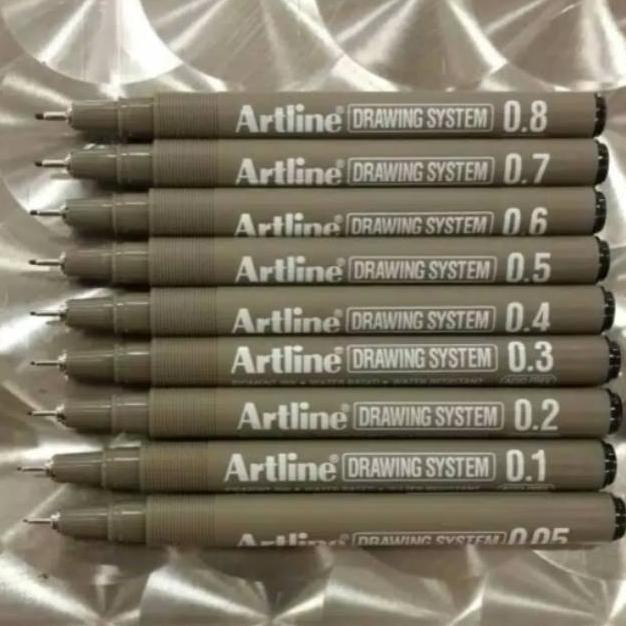 

PROMO ARTLINE DRAWING PEN MARKER 1 SET 9PC TERLARIS