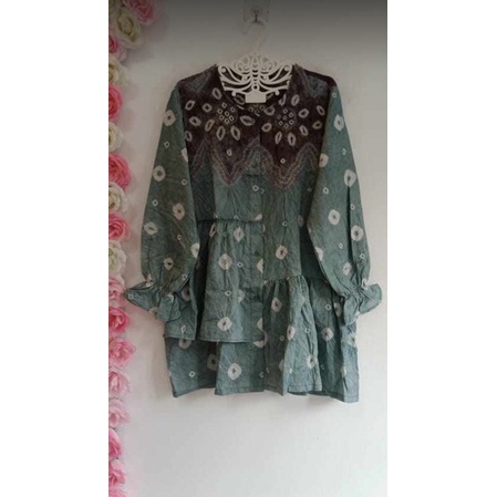 STYLISH MODERN blouse jumputan