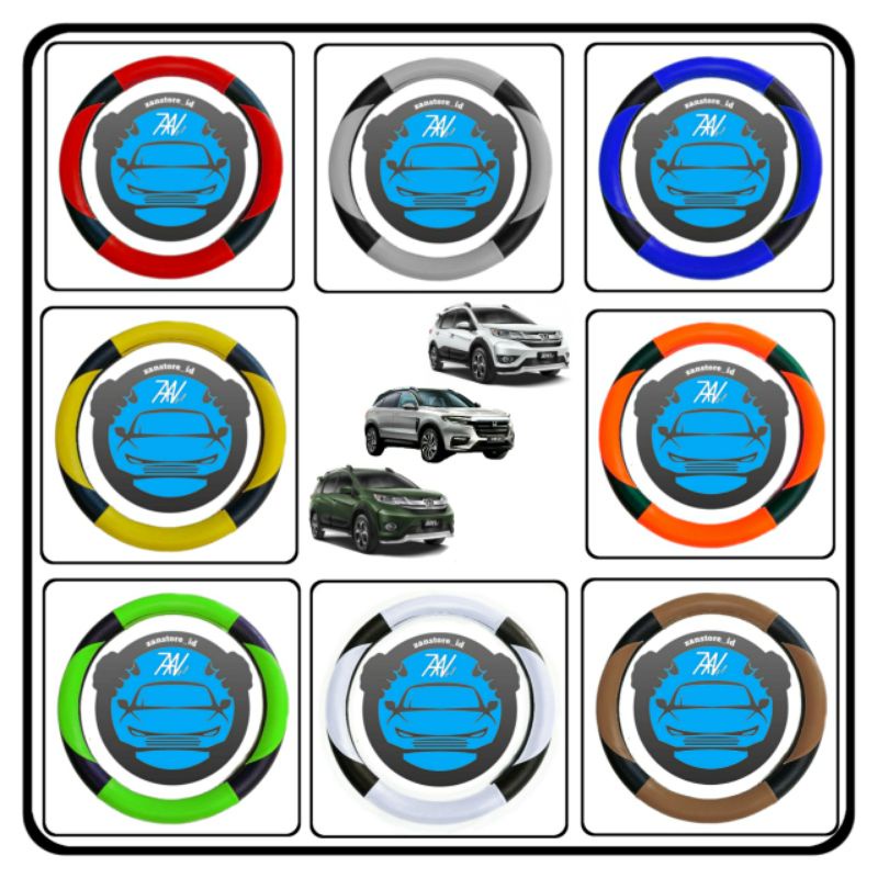 Sarung Stir Mobil Honda HRV, BRV, WRV , Cover Stir Mobil Honda HRV, BRV, WRV, Sarung stir minibus