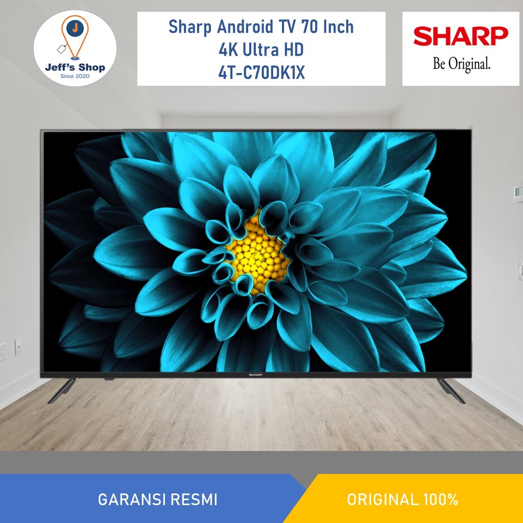 Sharp LED Android TV 70 Inch 4K UHD 4T C70DK1X