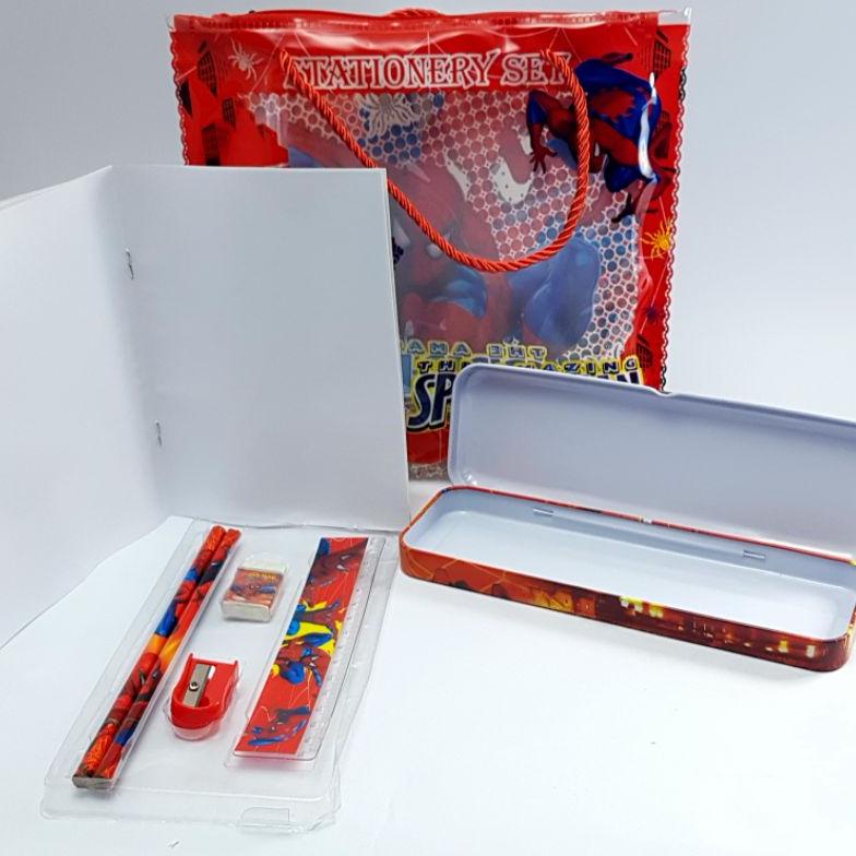 

TERLARIS STUDY SET / PAKET ALAT TULIS SET SPIDERMAN 8805 TERBARU