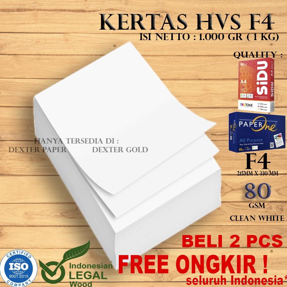 

Limited - KERTAS HVS A4 70GR/ KERTAS A4 70GSM ISI 1000 GRAM (1KG) !!