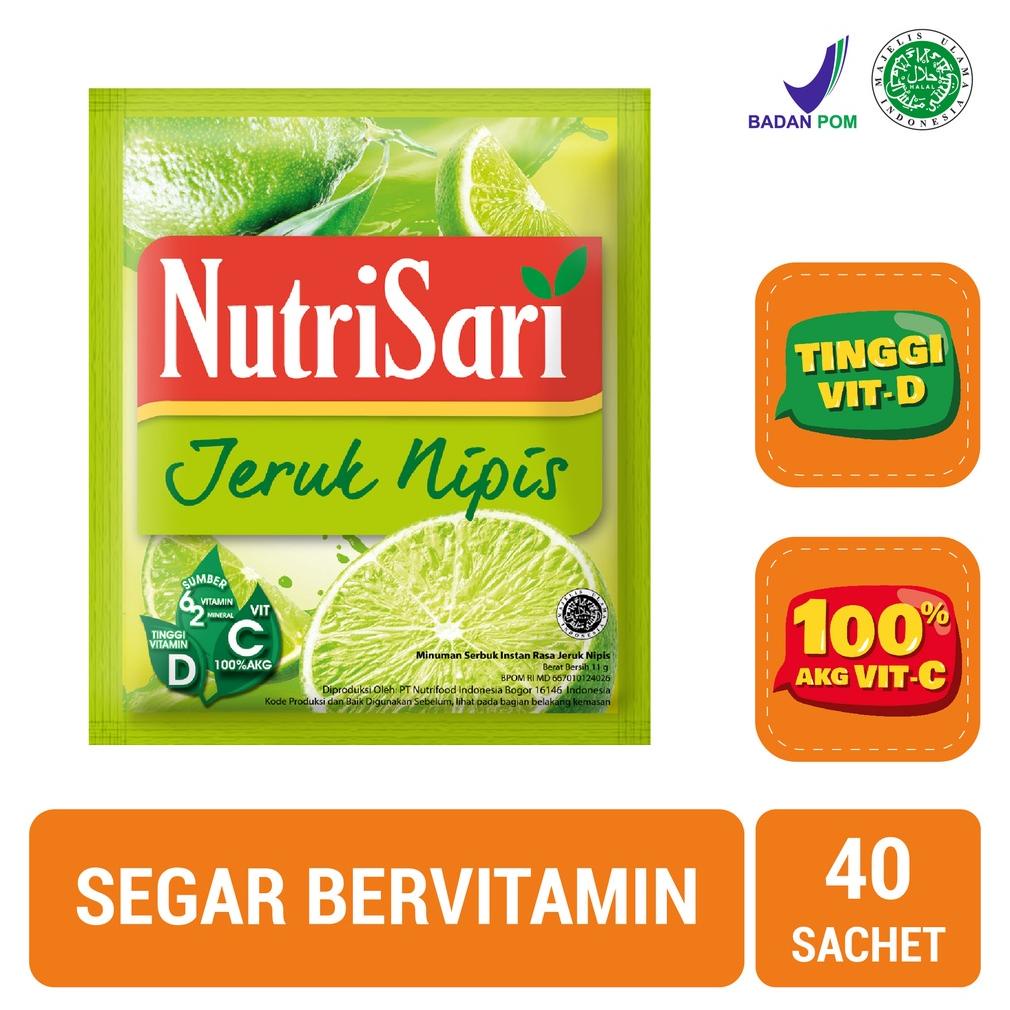 

Hot - NutriSari Jeruk Nipis 40 Sachet - Minuman Buah Vitamin C ,.