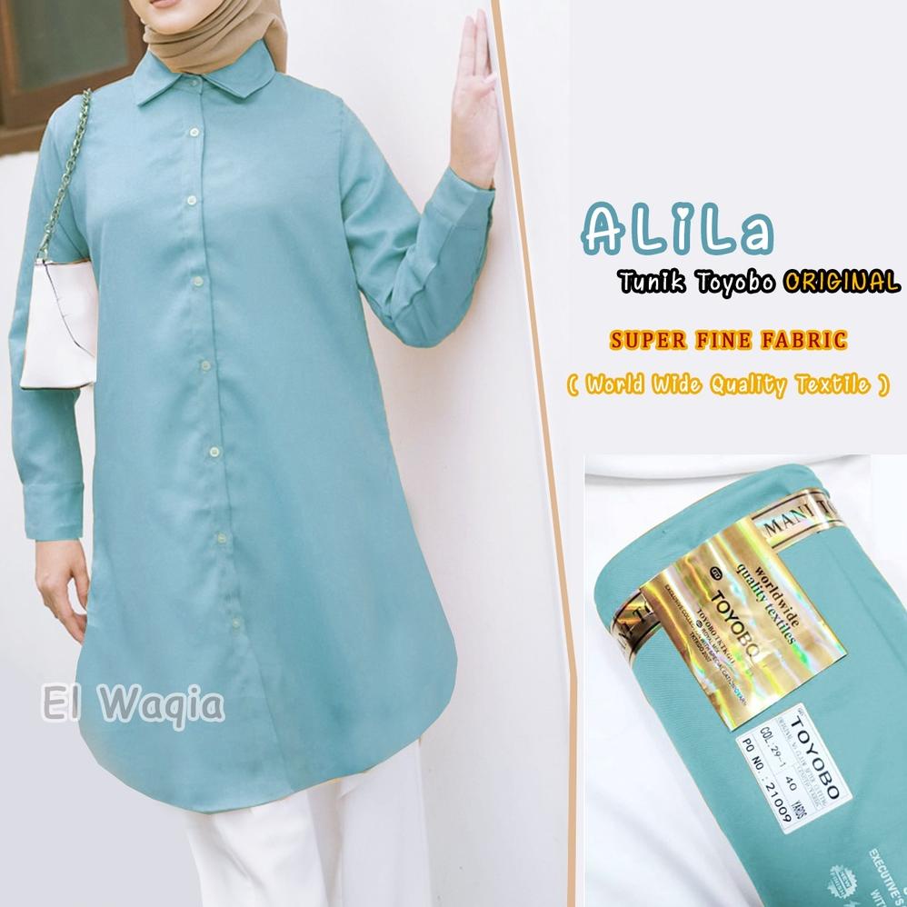 Special - Alila Tunik Putih Bersih Katun Toyobo Baju Kerja Putih Tunik Putih Jumbo ,,