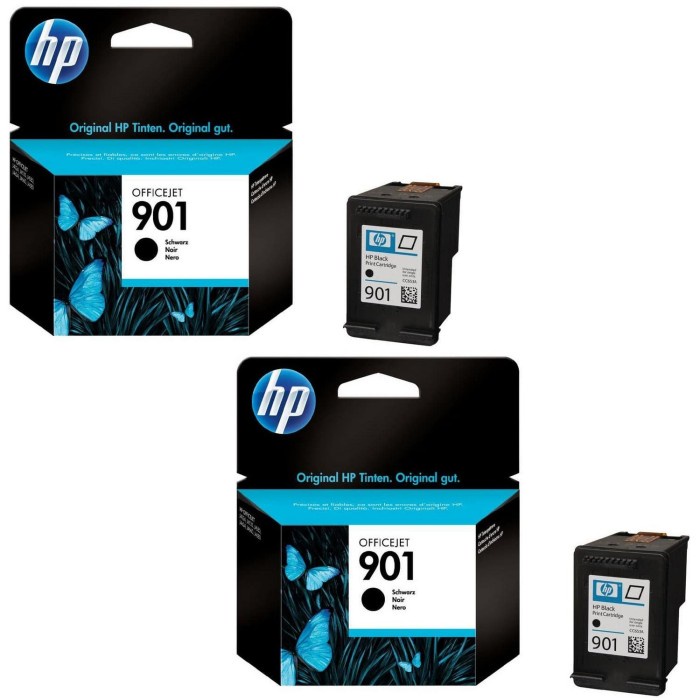 

Baru Tinta Hp 901 Black Original -Hitam 100% Ori Best Seller