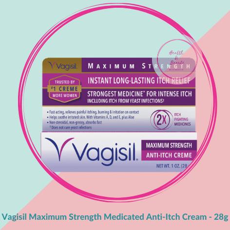Vagisil Max Strength Anti Itch Cream anti gatal - Creme USA 28g