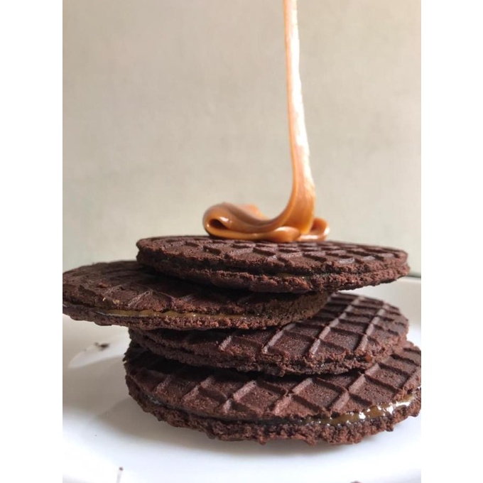 

2 Box 20 Pcs Chocolate Caramel Stroopwafel By Kin'S Stroopwafel Original