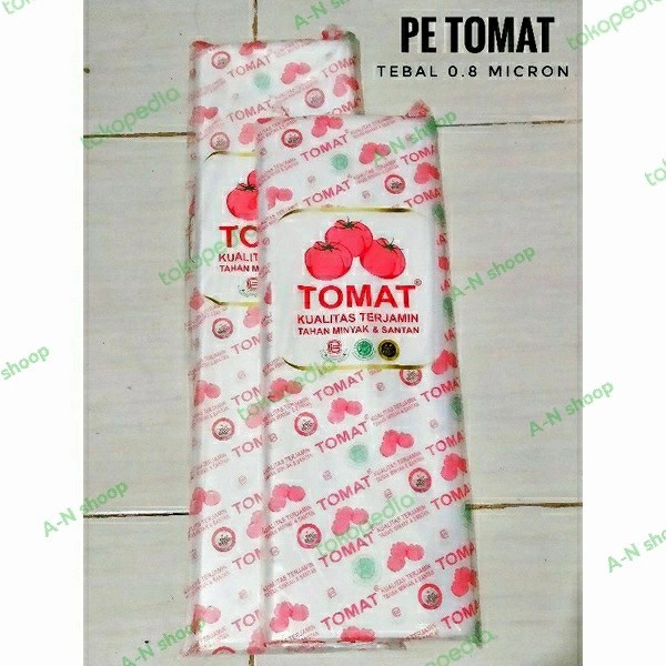 

Promo Plastik Pe Tomat Ukuran Besar 5075 Dan 60100(Ketebalan 0.8Micron) Terbaru