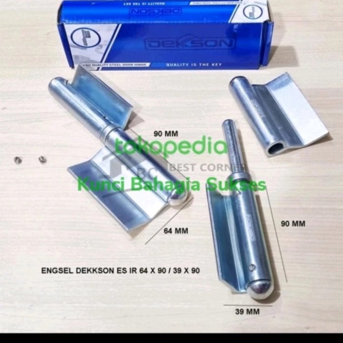 ✅Ori Engsel Bubut Dekson Pintu Besi Es Ir 64X90 34X90 Galvanis Dks Berkualitas