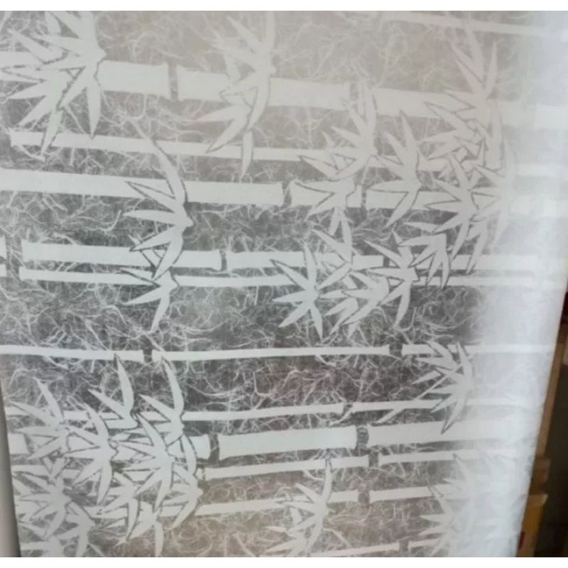 Wallpaper Kaca Jendela Sudah Ada Lem Motif Bagus HT013 L122cmxP50cm