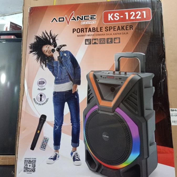 speker bluetooth 12"advance k1221