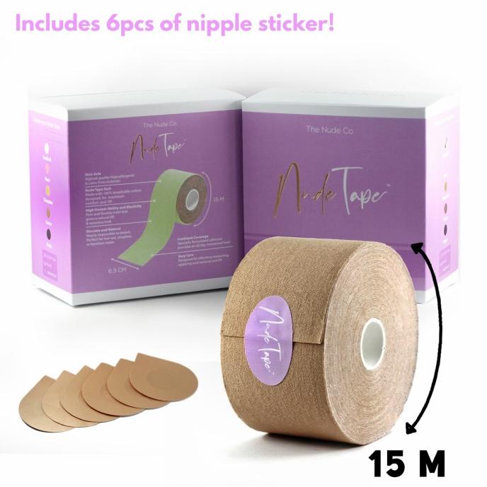 Nude Tape ROSE - Boobs Nipple Body Tape Cover Bra Wanita