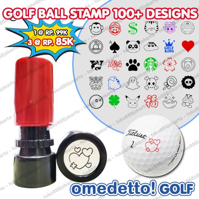 

Golf Ball Stamp 100+ Designs Stempel Bola High Quality Omedetto 31-60 Best