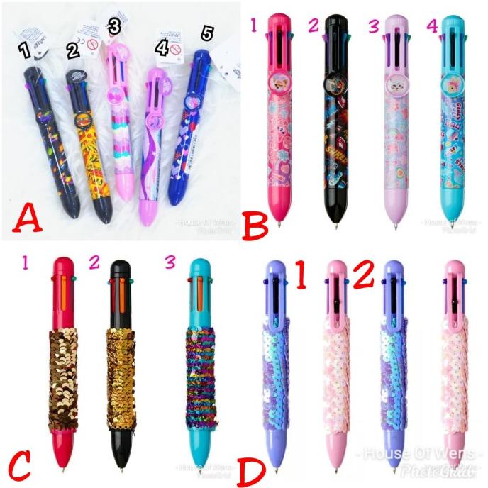 

Smiggle Party Rainbow Pen - Pulpen Warna Smiggle Original