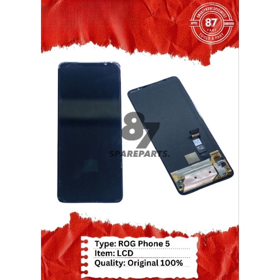 Lcd Rog 5 / Rog 5S / Rog phone 5 / Rog phone 5S Fullset Touchscreen Original Quality Sparepart