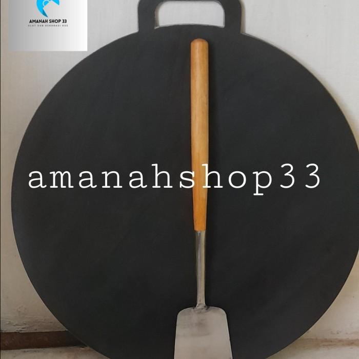 WAJAN MARTABAK TELOR 85 CM BESI BAJA TEBAL ANTI LENGKET