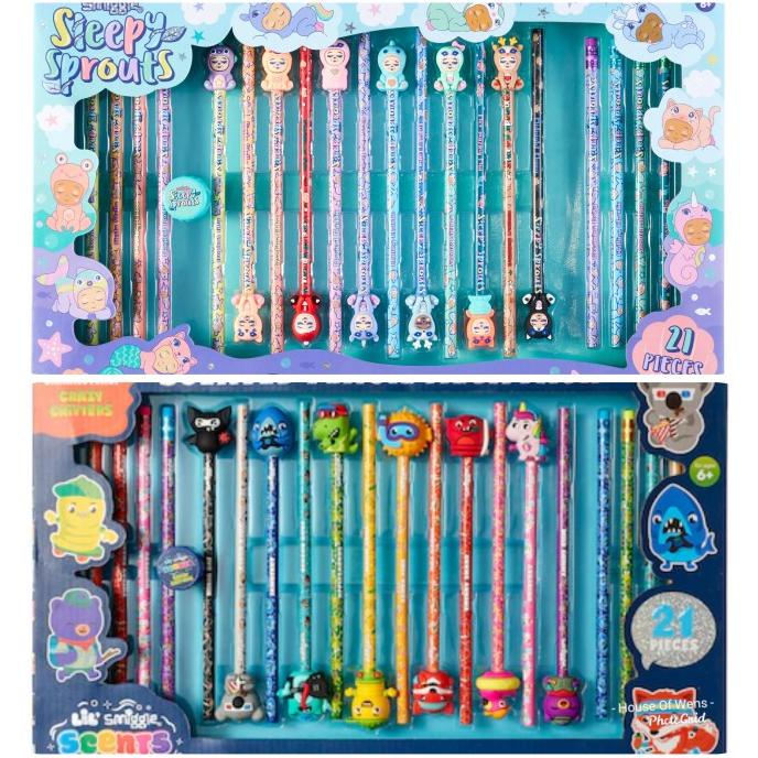 

Smiggle Sleepy Sprouts Scented Pencil Pack X21 - Pensil Wangi Smiggle Pengiriman Cepat