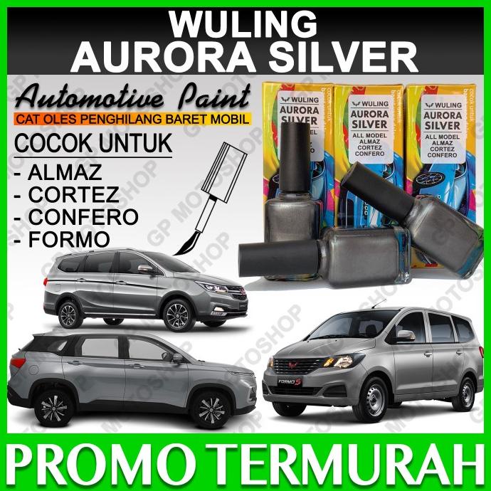 PENGHILANG BARET MOBIL CAT OLES WULING AURORA SILVER METALLIC ALMAZ Kode 1370