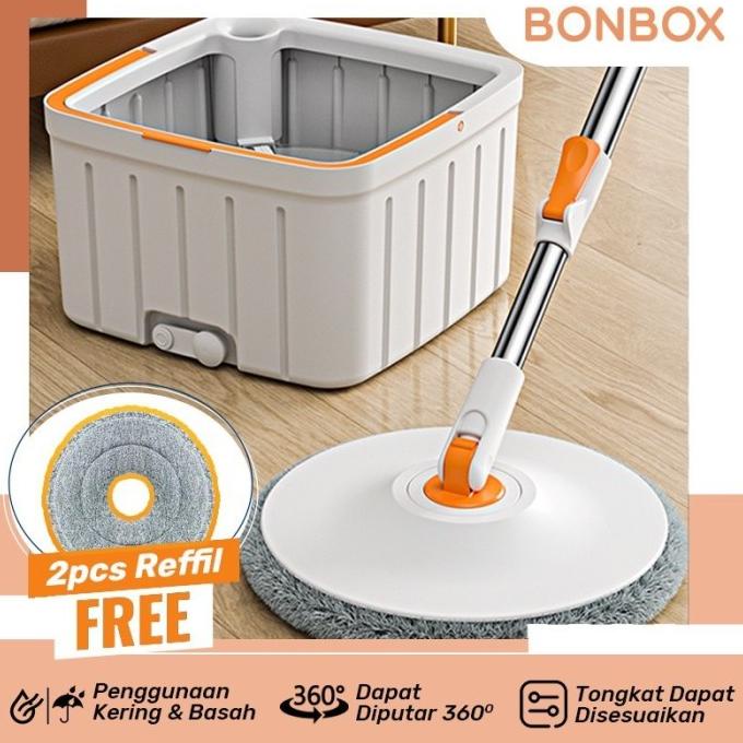 BONBOX BM001 Super Mop 2-in-1 Alat Pel Membersih Hingga 360 BM-001