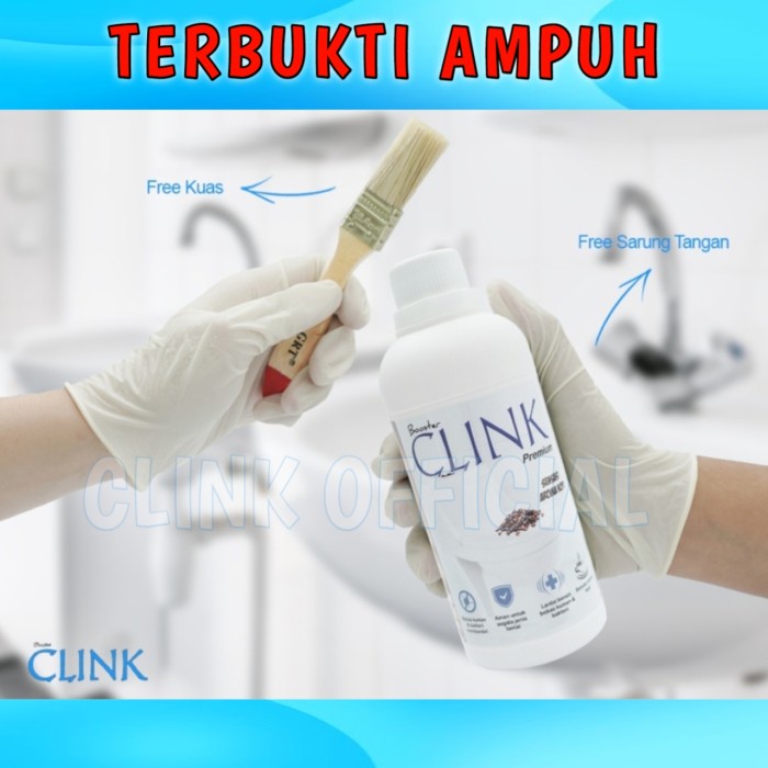 CLINK PEMBERSIH KERAK KAMAR MANDI LANTAI TOILET KERAMIK KLOSET