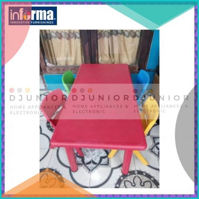 YARIS - MEJA BELAJAR ANAK PERSEGI PANJANG / MEJA KELAS TK SD RECTANGL